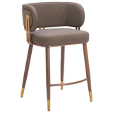 Brew Counter Stool, Brown/Walnut