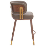 Brew Counter Stool, Brown/Walnut