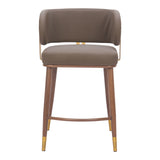 Brew Counter Stool, Brown-Furniture-High Fashion Home