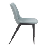 Desi Armless Dining Chair, Azure Gray, Set of 2-Furniture - Dining-High Fashion Home