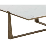 Cowell Coffee Table, Antique Brass-Furniture - Accent Tables-High Fashion Home