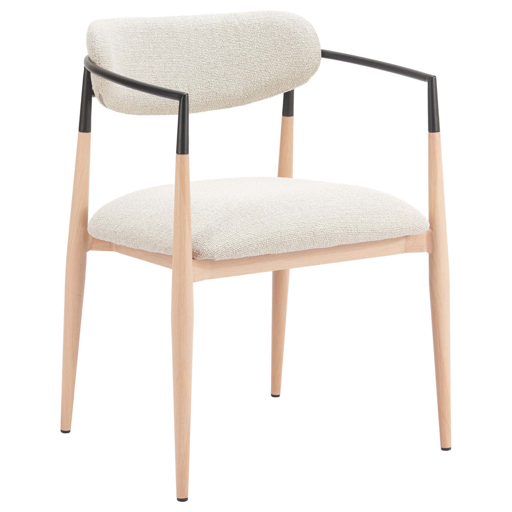 Equinox Dining Chair, Oyster Gray/Natural, Set of 2