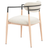 Equinox Dining Chair, Oyster Gray/Natural, Set of 2