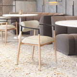 Equinox Dining Chair, Oyster Gray/Natural, Set of 2