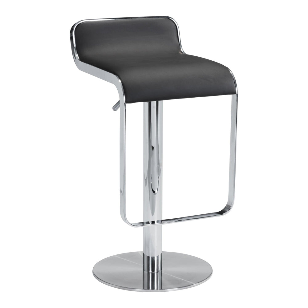 Equino Bar Stool, Black-Furniture-High Fashion Home