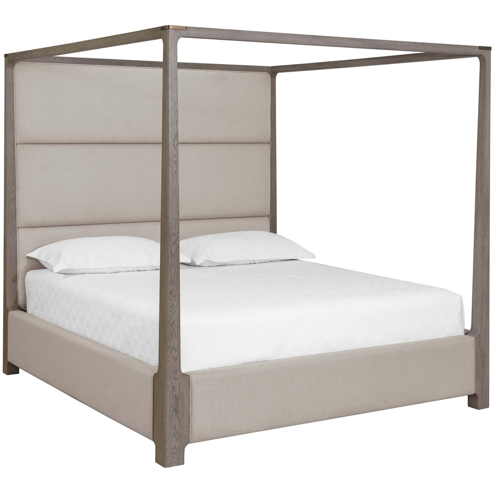 Danette King Bed, Zenith Taupe Grey-Furniture - Bedroom-High Fashion Home