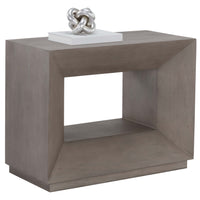Thales Nightstand, Grey-Furniture - Bedroom-High Fashion Home