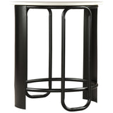 Obel Side Table, White/Black