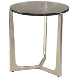 Olea Side Table, Silver