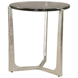 Olea Side Table, Silver