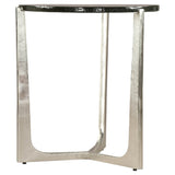 Olea Side Table, Silver