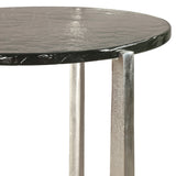 Olea Side Table, Silver