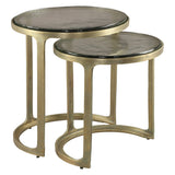 Tessa Nesting Tables, Brass