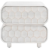 Miro Nightstand, Whitewashed