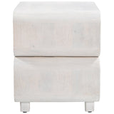 Miro Nightstand, Whitewashed