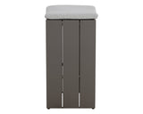 Verin Outdoor Barstool, Warm Grey/Gracebay Light Grey-Furniture - Dining-High Fashion Home