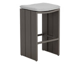 Verin Outdoor Barstool, Warm Grey/Gracebay Light Grey-Furniture - Dining-High Fashion Home