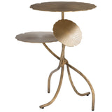 Mavro Accent Table, Brass