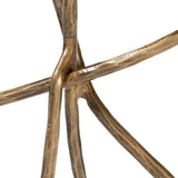 Mavro Accent Table, Brass