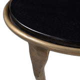 Tempus Accent Table, Black/Brass