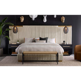 Tarrant King Bed, Monument Oatmeal