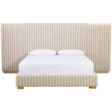 Tarrant King Bed, Monument Oatmeal