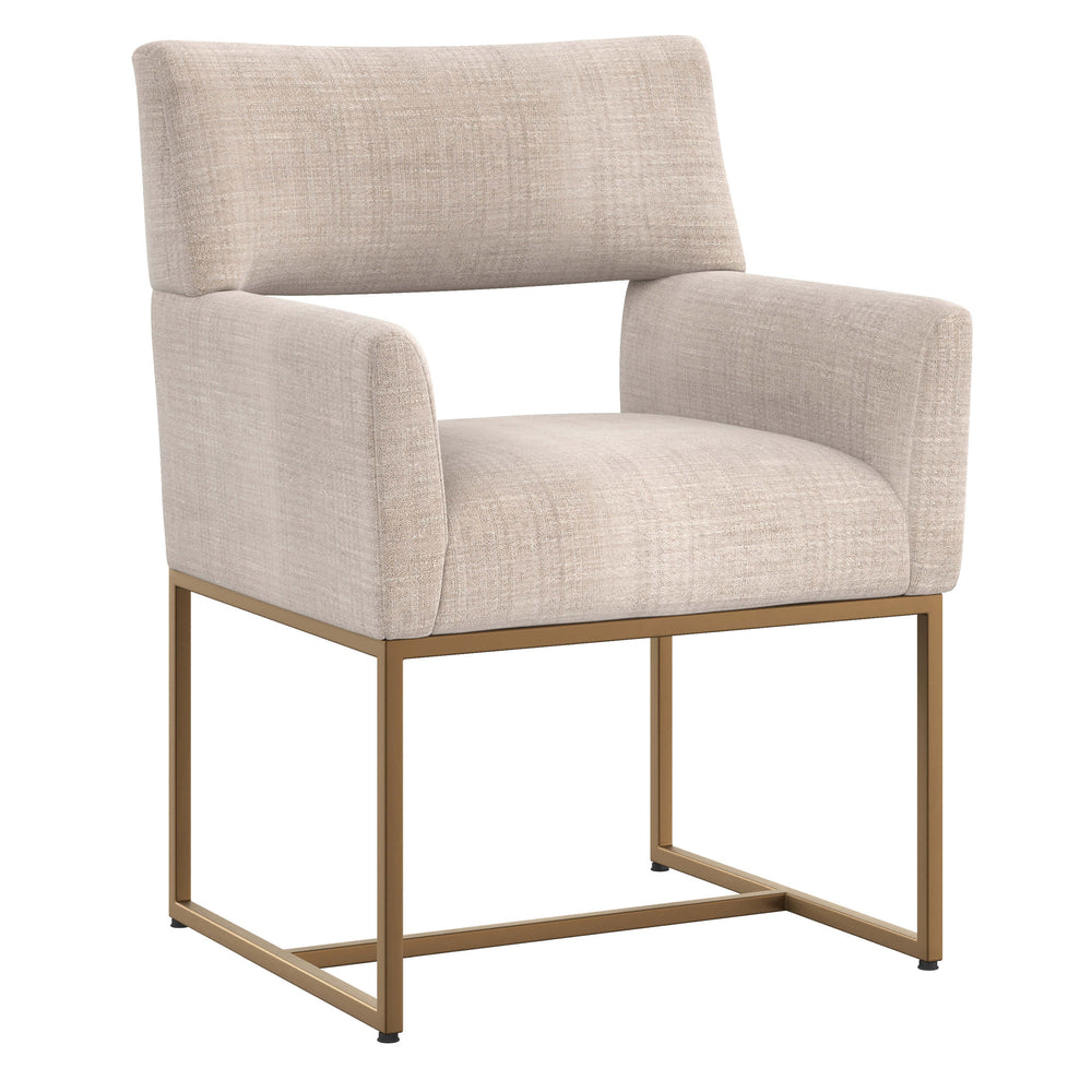 Greco Arm Chair, Naya Cream-Furniture - Chairs-High Fashion Home