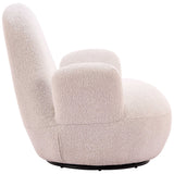 Lunet Swivel Chair, Ivory