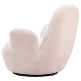 Lunet Swivel Chair, Ivory