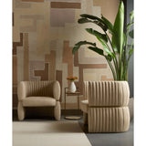 Tryor Leather Chair, Sahara Sand-Furniture - Chairs-High Fashion Home