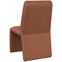 Cascata Leather Dining Chair, Marseille Camel, Set of 2-Furniture - Dining-High Fashion Home