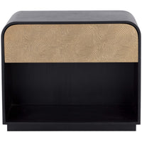 Algarve Nightstand, Champagne Gold