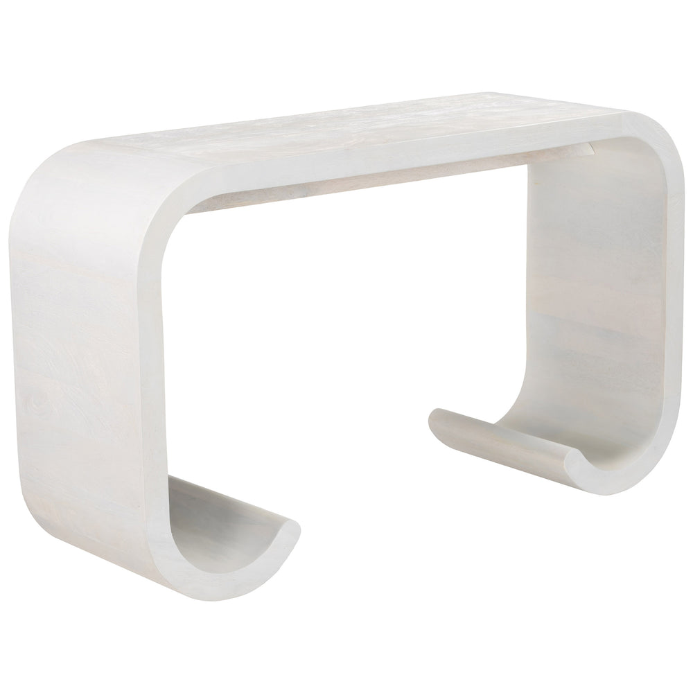 Dena Console Table, Whitewashed