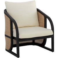 Palermo Chair, Stinson Cream/Charcoal