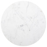 Ophelia Coffee Table, White/Brass