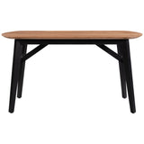 Kite Desk, Walnut/Black