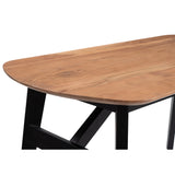 Kite Desk, Walnut/Black