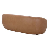 Lorne Leather Sofa, Aline Butternut