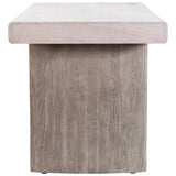 Soula Desk, Whitewashed/Driftwood Gray