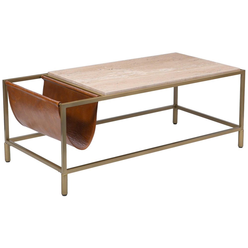 Altalen Coffee Table, Brass
