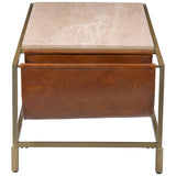 Altalen Coffee Table, Brass