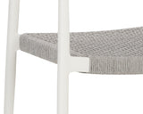 Nava Outdoor Stackable Dining Armchair, White, Set of 2-Furniture - Dining-High Fashion Home