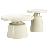 Beurre Coffee Table Set, Ivory