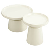Beurre Coffee Table Set, Ivory