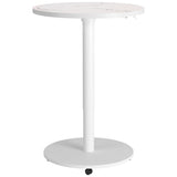 Mule Adjustable Bar Table, White