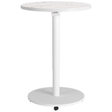 Mule Adjustable Bar Table, White