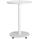 Mule Adjustable Bar Table, White