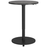 Mule Adjustable Bar Table, Black