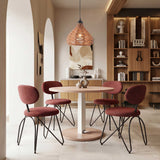 Hawley Adjustable Dining Table, Natural