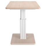 Brule Adjustable Dining Table, Natural